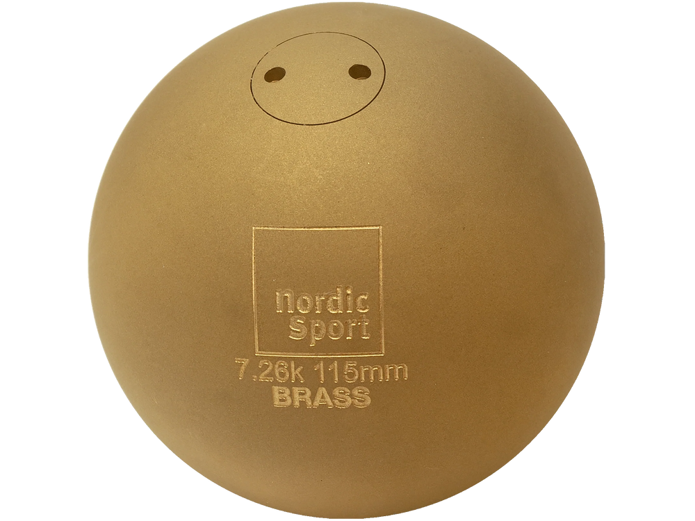 Nordic Brass Shot Put Small Diameter - Throws Pro 