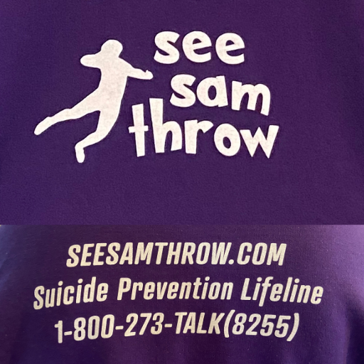 See Sam Throw Fundraising Shirts